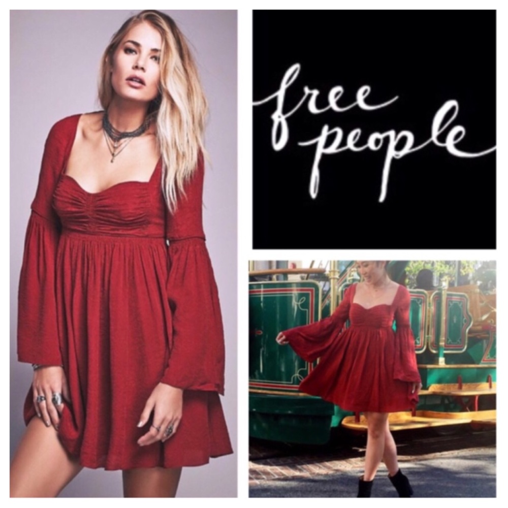 🆕Free People Victorian Duchess Mini Dress.  NWOT.